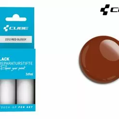 Cube Lackreparaturstift Set RED Glossy -Cube Fahrradladen 2312