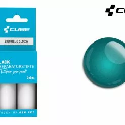 Cube Lackreparaturstift Set BLUE Glossy 8 Cube Lackreparaturstift Set BLUE Glossy -Cube Fahrradladen 2320