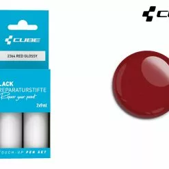 Cube Lackreparaturstift Set RED Glossy -Cube Fahrradladen 2364