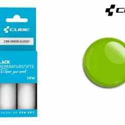 Cube Lackreparaturstift Set GREEN Glossy -Cube Fahrradladen 2388