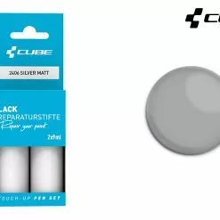 Cube Lackreparaturstift Set SILVER Matt -Cube Fahrradladen 2406