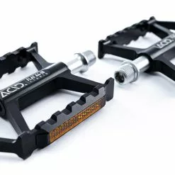 ACID FLAT A4-IB Hybrid Plattformpedale -Cube Fahrradladen ACID FLAT A4 IB Hybrid Plattformpedale black 92374 b