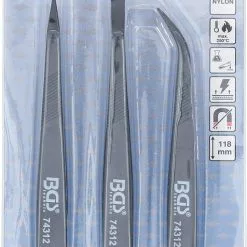 BGS Technic Kunststoff-Pinzetten-Satz 3-teilig -Cube Fahrradladen BGS technic 74312 20126201 Kunststoff Pinzetten Satz 3 teilig 4