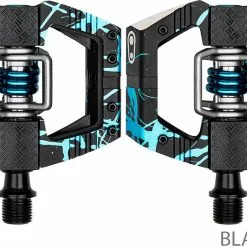Crankbrothers Mallet Enduro LS Pedale Splatter Limited Edition -Cube Fahrradladen Crankbrothers Mallet E LS Splatter Limited Edition 16710CB black blue