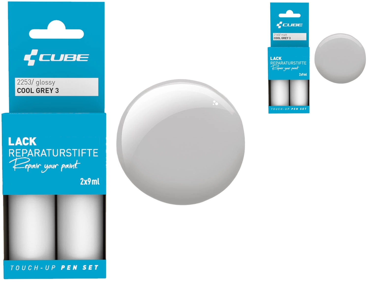 Cube Lackreparaturstift Set COOL GREY 3 1 Cube Lackreparaturstift Set COOL GREY 3