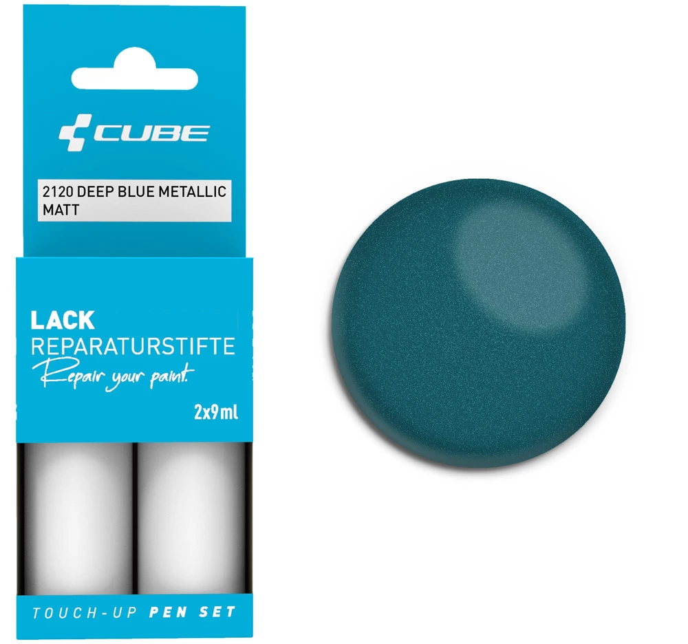 Cube Lackreparaturstift Set DEEP BLUE METALLIC Matt 1 Cube Lackreparaturstift Set DEEP BLUE METALLIC Matt