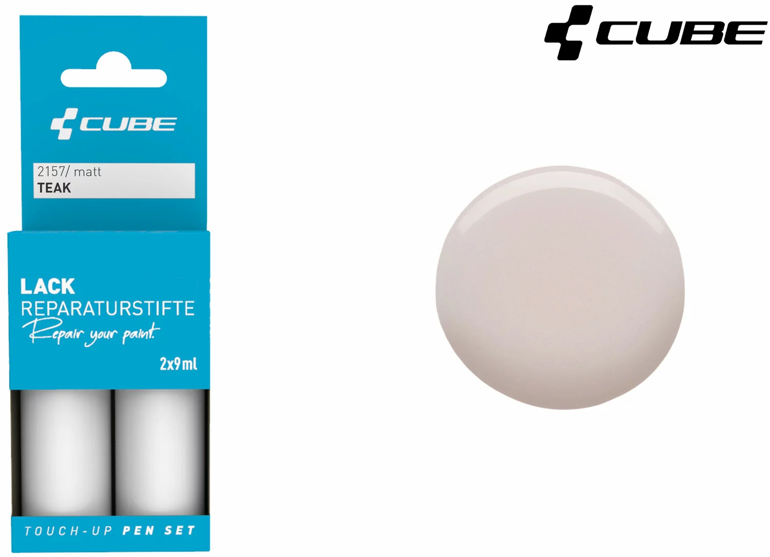 Cube Lackreparaturstift Set TEAK 3 Cube Lackreparaturstift Set TEAK – Bild 3