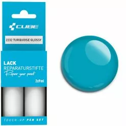 Cube Lackreparaturstift Set TURQUOISE Glossy