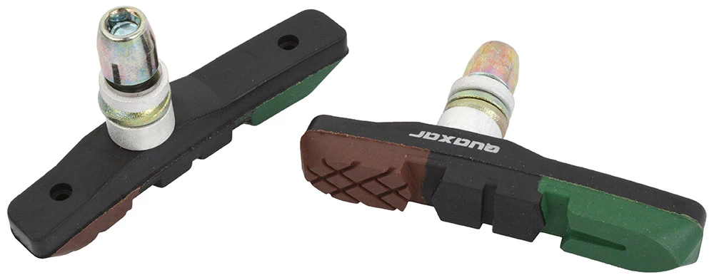Quaxar Triple V-Brake Color 70mm Bremsschuhe Schwarz 1 Quaxar Triple V-Brake Color 70mm Bremsschuhe Schwarz