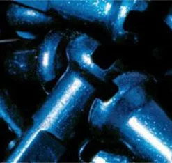 Dt-swiss Alu-Nippel Ø2.0 X 12mm (100 Stück) -Cube Fahrradladen DT Swiss Alu Nippel O2 0 x 12mm blau