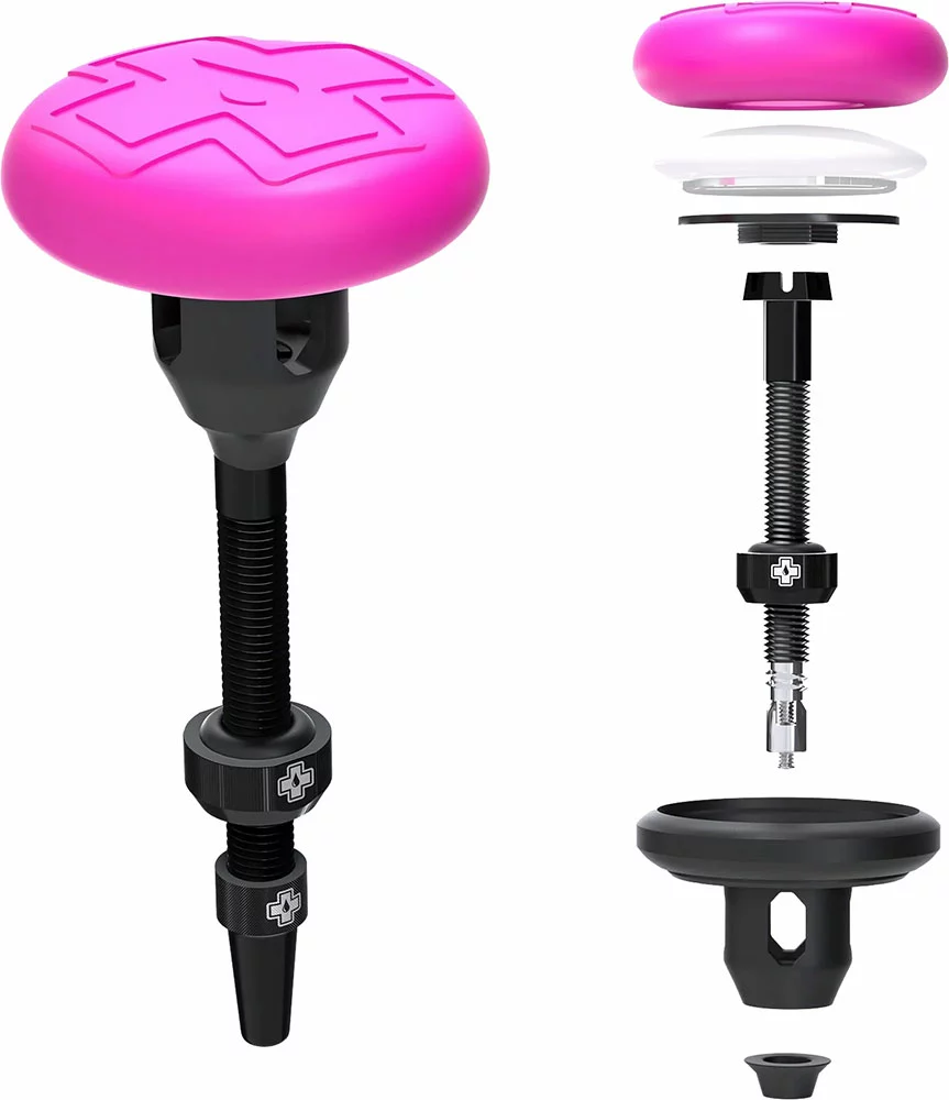 Muc-Off Stealth Tubeless Tag-Holder & 44mm Ventil Kit 1 Muc-Off Stealth Tubeless Tag-Holder & 44mm Ventil Kit