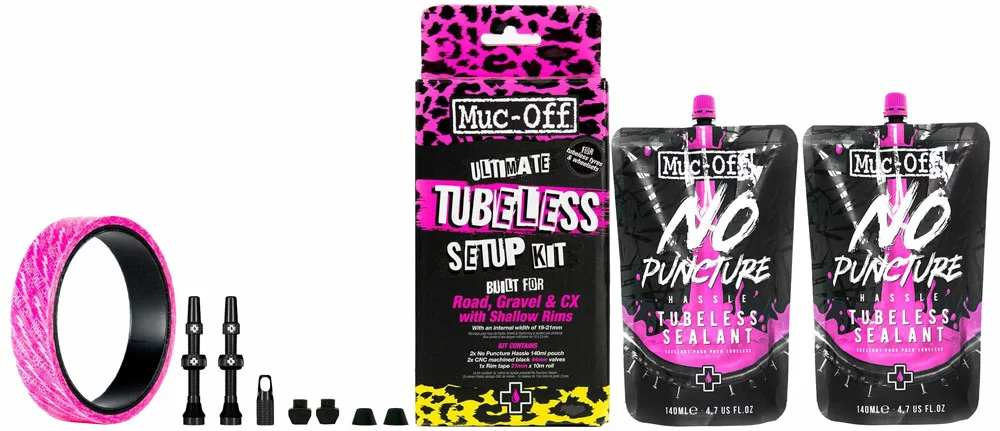 Muc-Off Ultimate Tubeless Kit Road/Gravel/CX 1 Muc-Off Ultimate Tubeless Kit Road/Gravel/CX