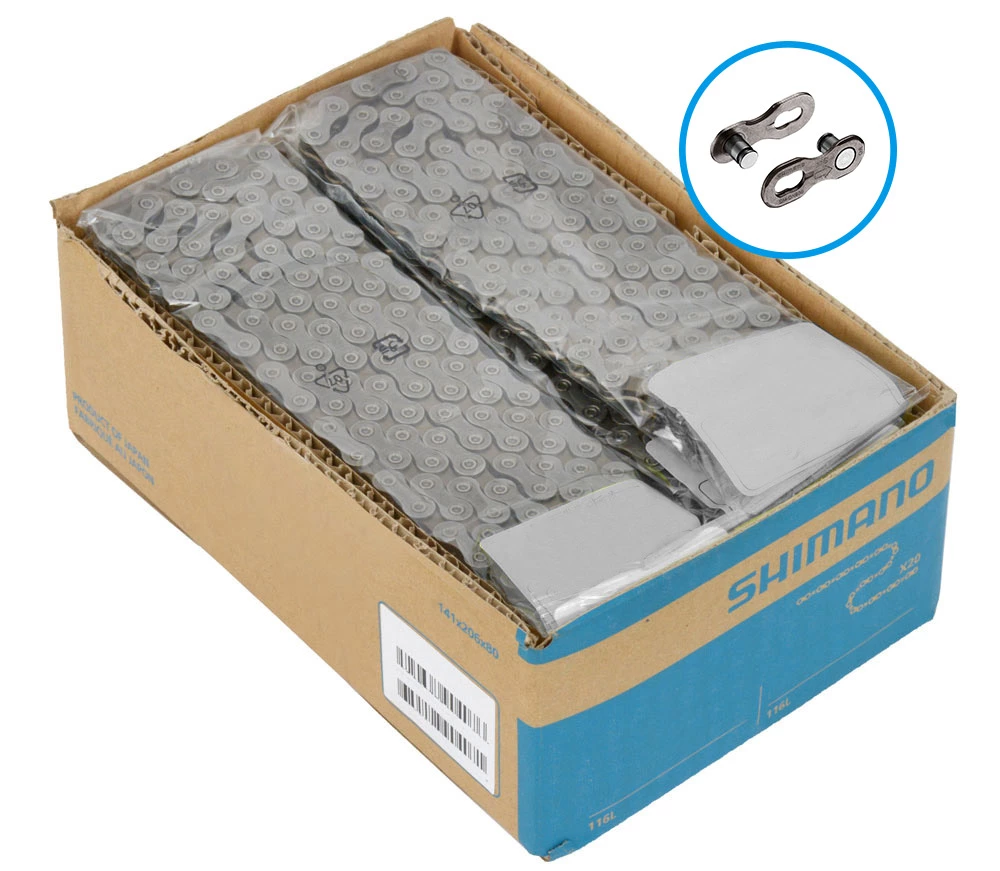 Shimano CN-HG601 11-fach Kette Mit Quick-Link (20er OEM) 1 Shimano CN-HG601 11-fach Kette Mit Quick-Link (20er OEM)