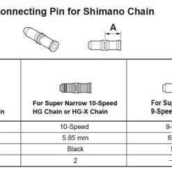 Shimano 6/7/8-fach Kettennietstift -Cube Fahrradladen Shimano 6 7 8 fach Kettennietstift 20073576 e