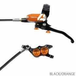 HOPE Tech 4 E4 Scheibenbremse - Hebel Links -Cube Fahrradladen T4E4CR HOPE Tech4E4Scheibenbremsehinten rechts black orange LABEL0pChNSDz4Jq1b