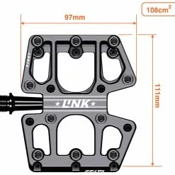 Tatze LINK Composite MTB Plattformpedale 9 Tatze LINK Composite MTB Plattformpedale -Cube Fahrradladen TATZE LINK Composite MTB 4