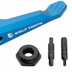 Wolf Tooth Components Axle Handle Multitool -Cube Fahrradladen Wolf Tooth Axle Handle Multi Tool Blue 3