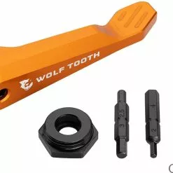Wolf Tooth Components Axle Handle Multitool -Cube Fahrradladen Wolf Tooth Axle Handle Multi Tool Orange 4