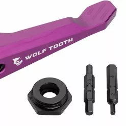 Wolf Tooth Components Axle Handle Multitool -Cube Fahrradladen Wolf Tooth Axle Handle Multi Tool Purple 5