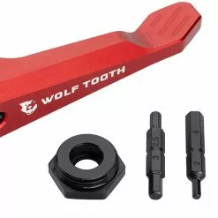 Wolf Tooth Components Axle Handle Multitool -Cube Fahrradladen Wolf Tooth Axle Handle Multi Tool Red 2