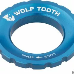 Wolf Tooth Components Centerlock Lockring -Cube Fahrradladen Wolf Tooth Centerlock Rotor Lockring Blue 3