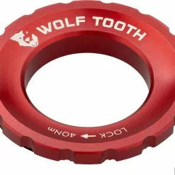 Wolf Tooth Components Centerlock Lockring -Cube Fahrradladen Wolf Tooth Centerlock Rotor Lockring Red 2