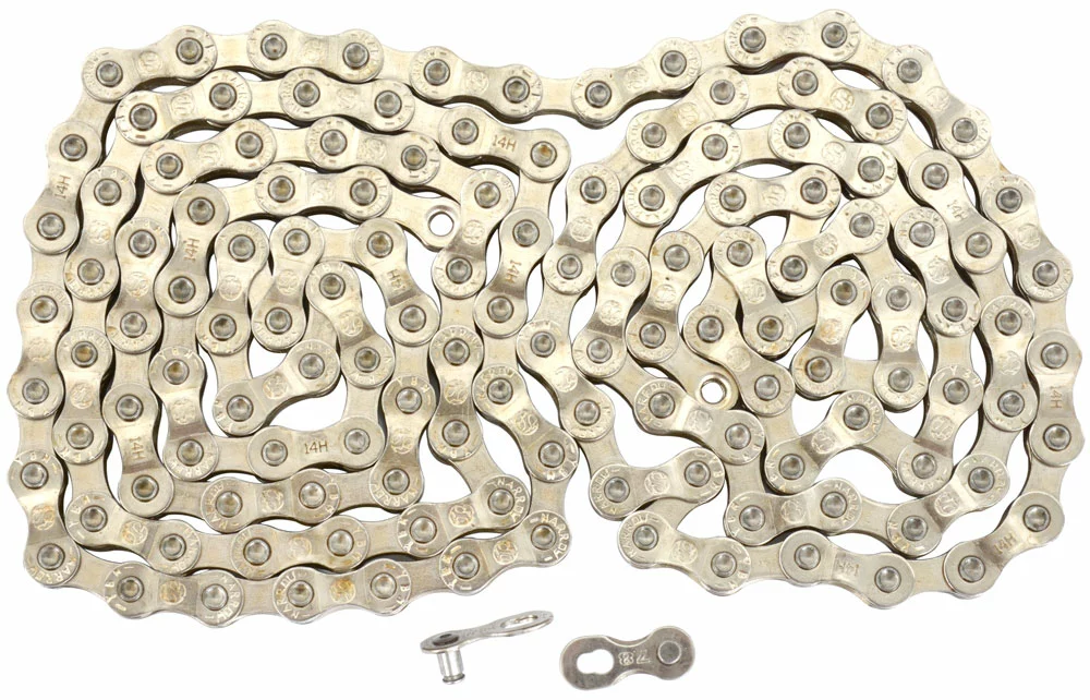 YBN 8-fach E-Bike Kette S8e S2 136 Glieder Silber 1 YBN 8-fach E-Bike Kette S8e S2 136 Glieder Silber