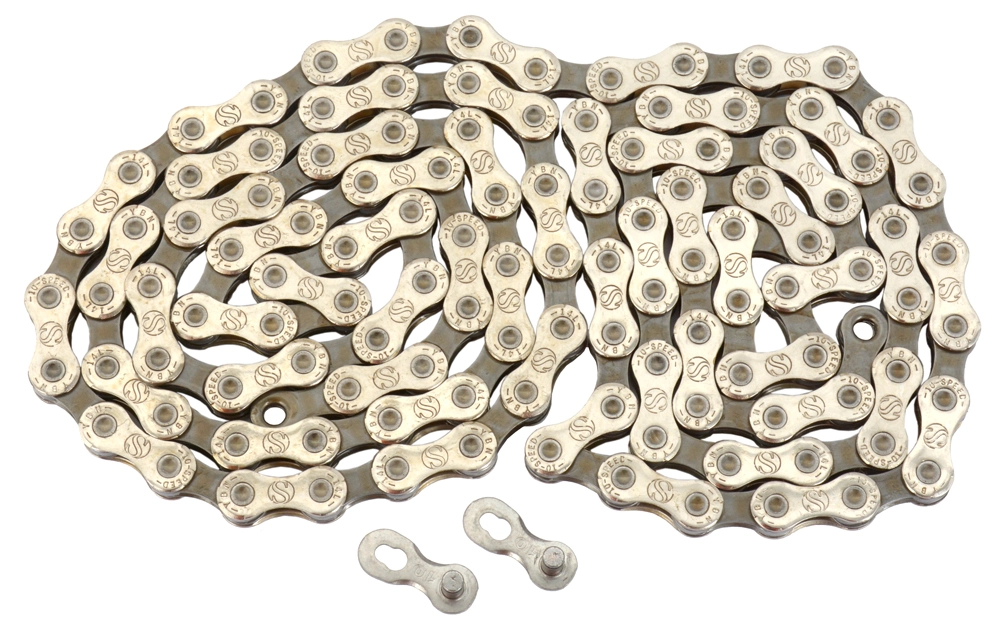 YBN S10s 10-fach Kette, Silber/grau 1 YBN S10s 10-fach Kette, Silber/grau