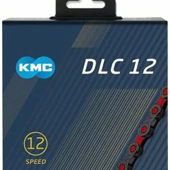 KMC X12 DLC 12-fach Kette -Cube Fahrradladen groot BD12BR126 DLC12 Black Red