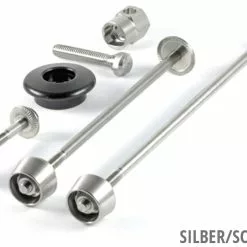 Pitlock Set 02 / GA Sicherungskit -Cube Fahrradladen set 02 ga 1 silver black